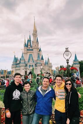 Wish kid Dylan and Family