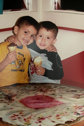 Ethan celebrating his birthday