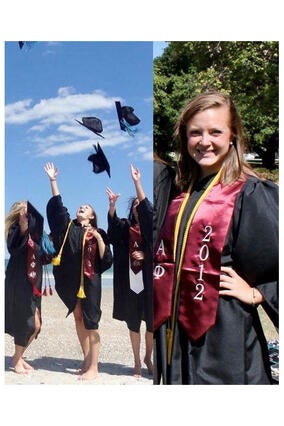 Wish Alumni Christina at her graduation