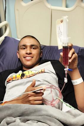 Wish Alumni Sawyer in treatment
