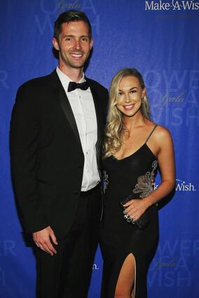 Brittany and husband at gala