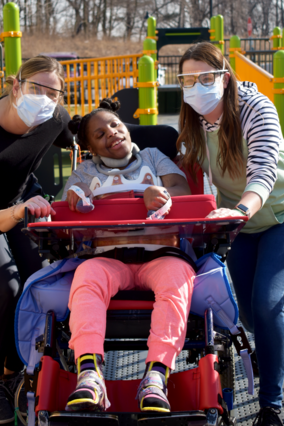 Wish Kid Tonyka with Care Team