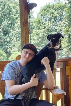 Mayson and Puppy