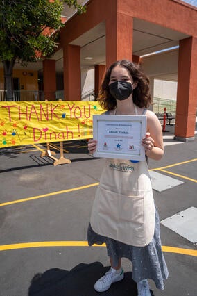 Dinah give back bookstore 2- Greater LA