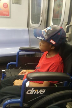 Wish Kid Kai in Wheelchair