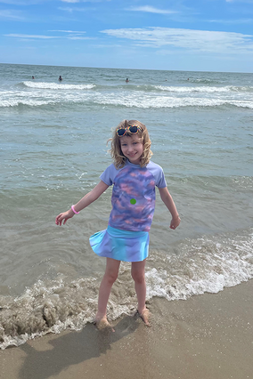 Nina on Beach