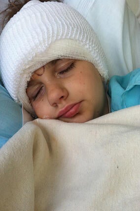 Charleigh in hospital