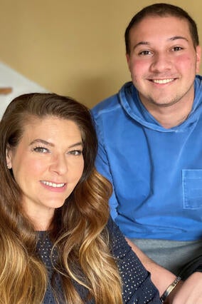 Jordan and mom