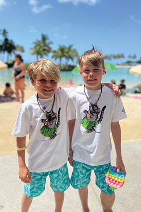 Knighten's wish to go to Hawaii