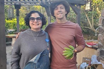 Emily with her wish, Jason Mraz