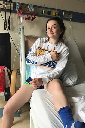 Wish Alum Meredith in Hospital