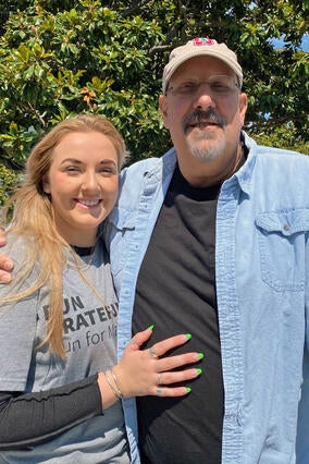 Mark McWhinney with Jennifer Milner