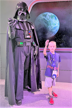 Asher meets Darth Vader