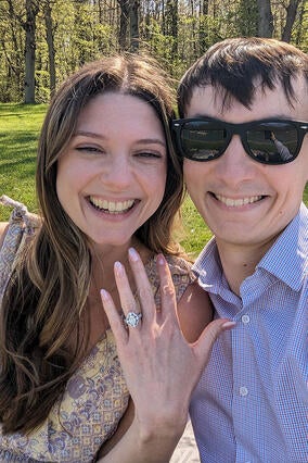 Wish Alum Kristen and fiancée Chandler