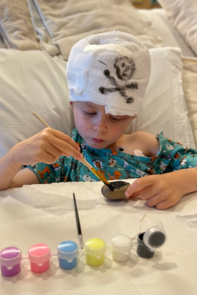James after his surgery
