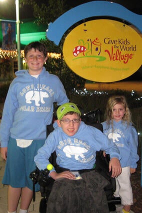 Connor and his brother and sister