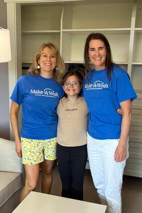 Penny with Volunteers