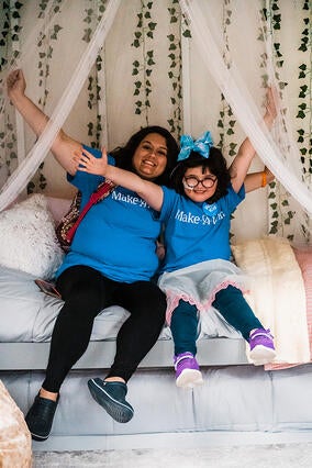Wish child on wish for room renovation