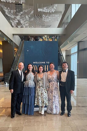Elizabeth and family at Make-A-Wish Gala