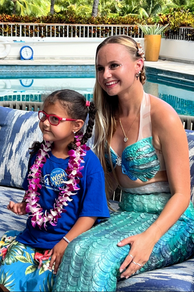Hazel with Mermaid Mariah
