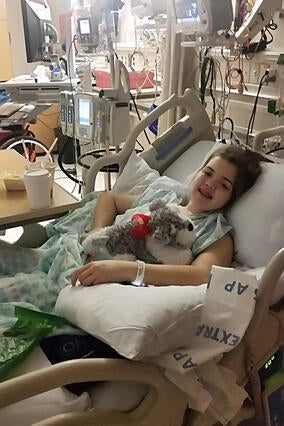 Makenna in the Hospital