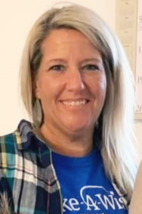 Volunteer Beth Funneman