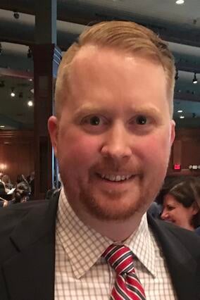 Dr Rodgers at an event