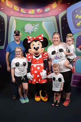 Nicci's family at Disney World