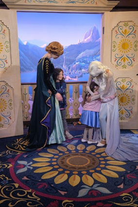 Syanna meeting the Frozen princesses