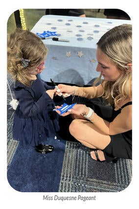 Wish kid Annie at Miss Duquesne Pageant