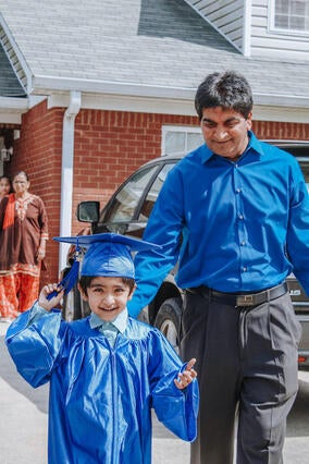 Wish kid Veer and dad