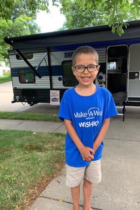 Wish kid Andrew