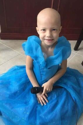 Princess Palmer performs during treatment
