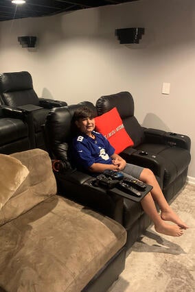 Nesim's movie room