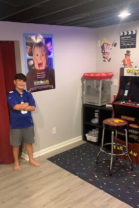 Nesim's movie room