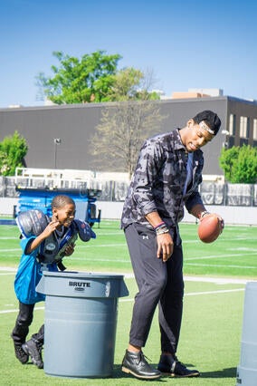 Cam and Carmello running plays