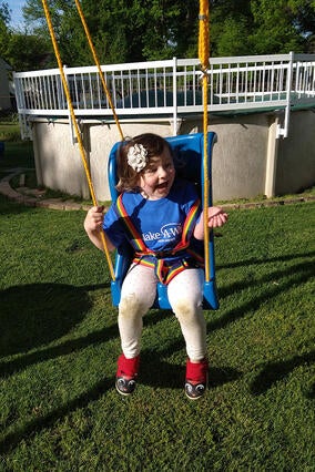 Delaney's wish for a playset
