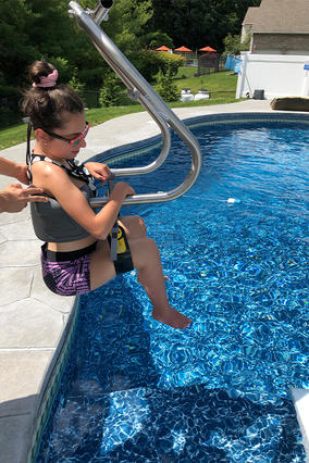 Maria's wish for a pool lift