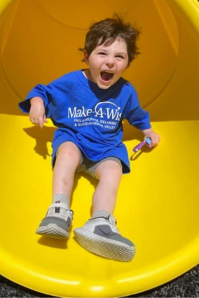 Rhett on the slide