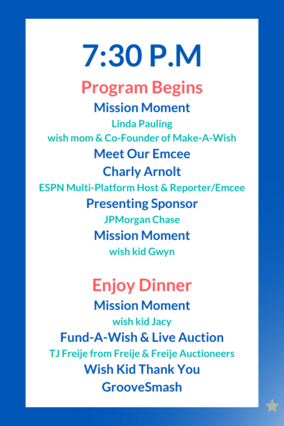 SCHEDULE OF EVENTS