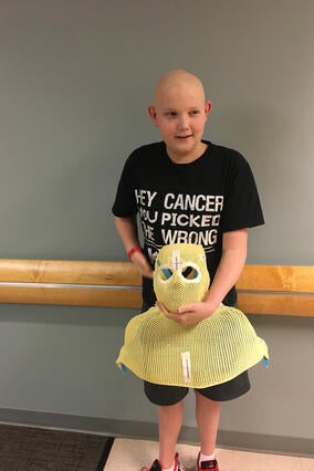 Edward during his treatment