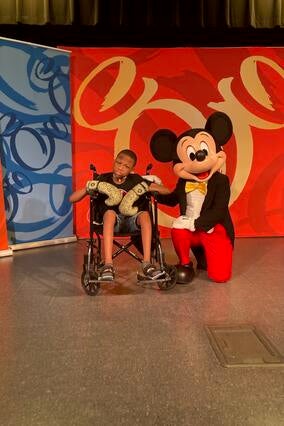 Demetrics meeting Mickey Mouse