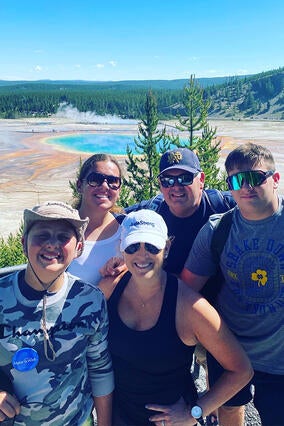 Jude's wish to go to Yellowstone National Park