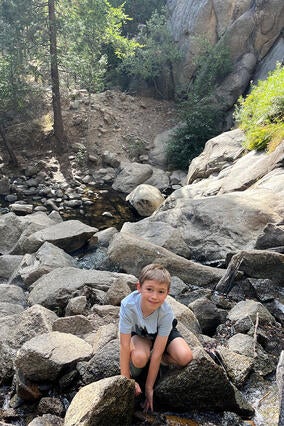 Jonah's wish to see sequoia trees in California