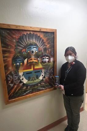 Dr. Diana Hu with award