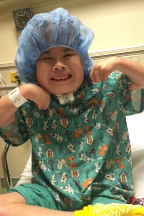 Raina in her treatment