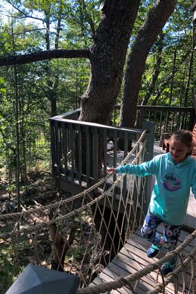 Sylvi in the treehouse
