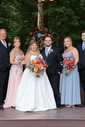 Wish alum Lauren now with her family