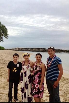 Wish kid Esmeralda on her wish trip