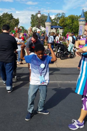 Wish kid Osa on his wish